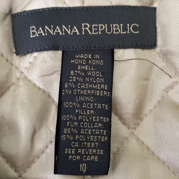 Banana Republic Plaid Button Front Wool and Cashmere Blazer - Picture 7 of 7